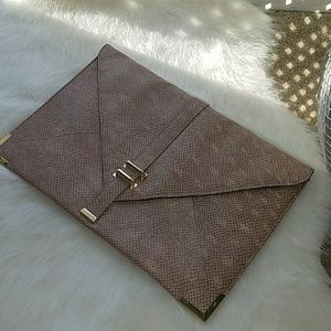 Blush Oversized Clutch